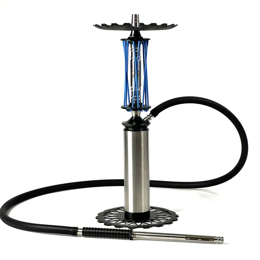 Кальян Trumpet Hookah Rider Full (з металевою колбою) Blue 1