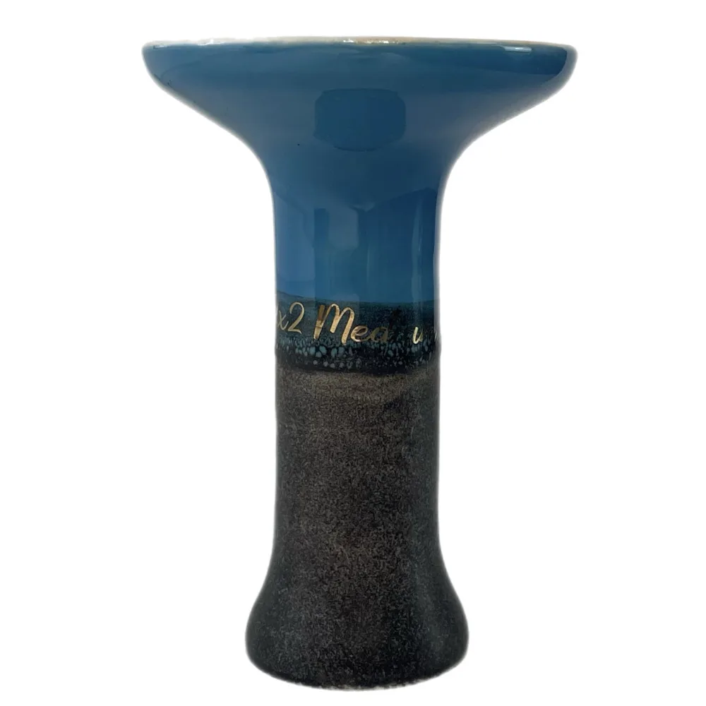 Чаша для кальяну 2х2 Bomb Phunnel Glaze Blue