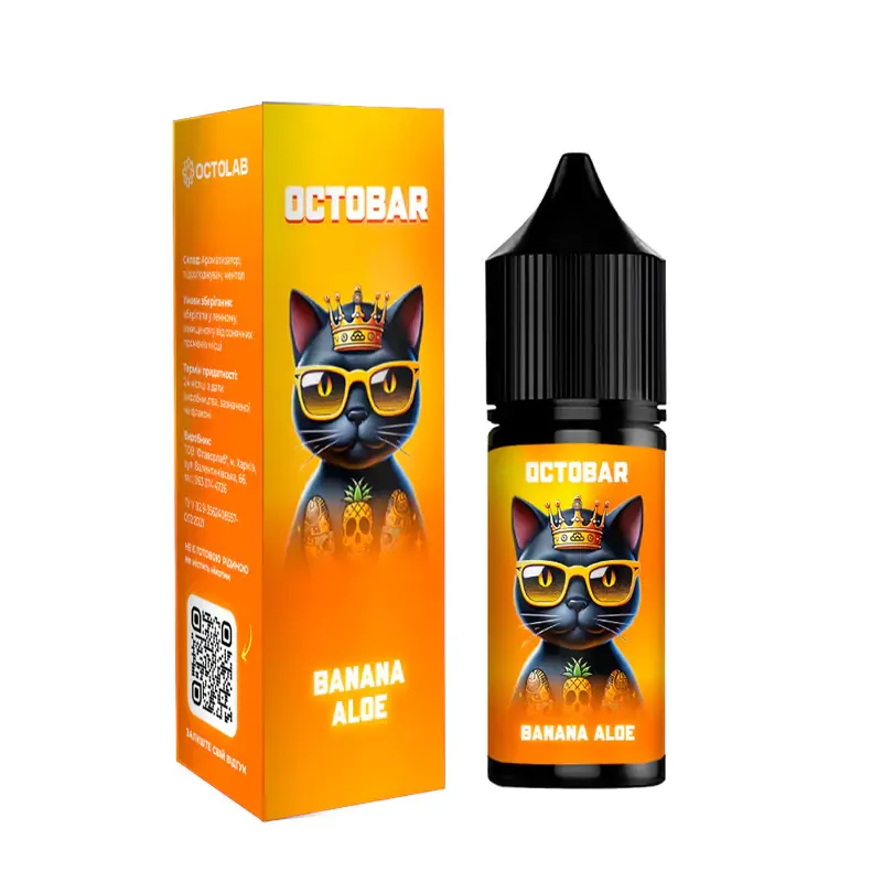 Набір Octobar NFT 15 мл 50 мг Banana Aloe (Банан Алое)