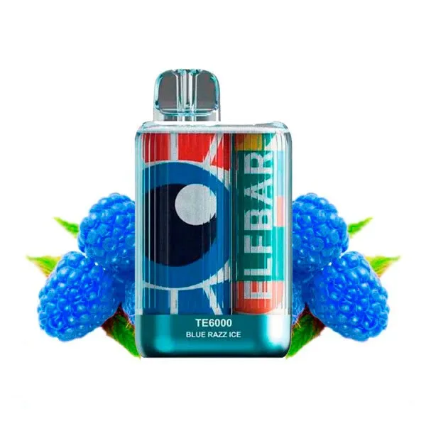 Elf Bar TE 6000 Blue Razz Ice (Блакитна Малина Лід)
