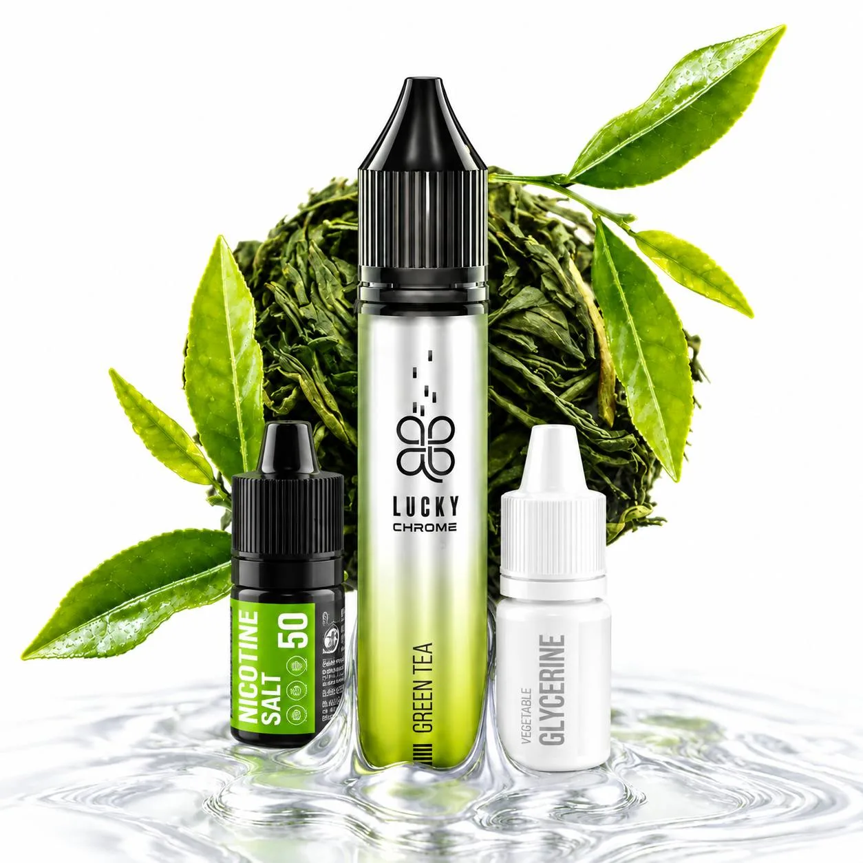 Набір Lucky Chrome 30ml 50 mg Green Tea (Зелений Чай)