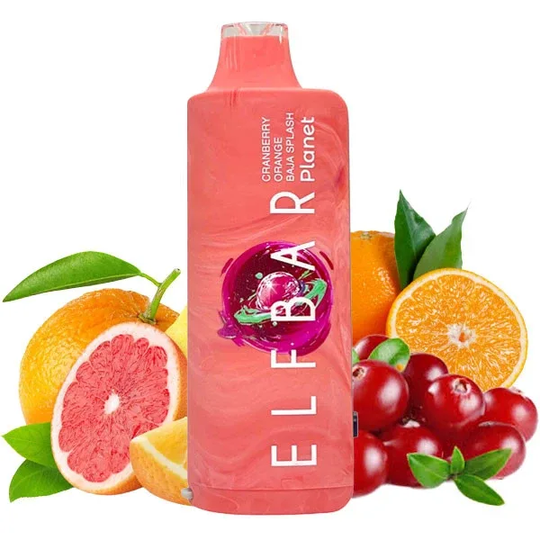 Elf Bar Planet 25000 Cranberry Orange Baja Splash (Журавлина Апельсин Баджа Сплеш)