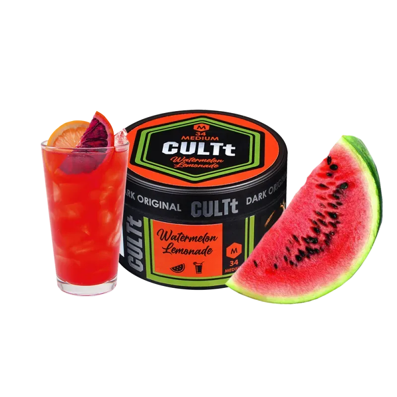 Тютюн CULTt Medium M34 100g Watermelon Lemonade (Кавуновий Лимонад)