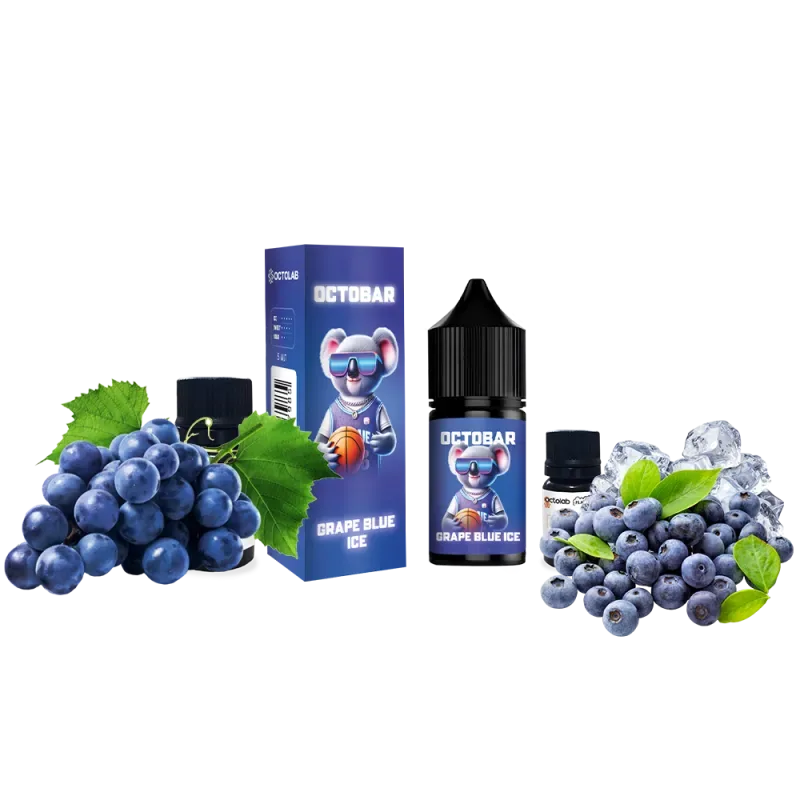 Набір Octobar NFT 10 мл 50 мг Grape Blue Ice (Виноград Чорниця Лід)
