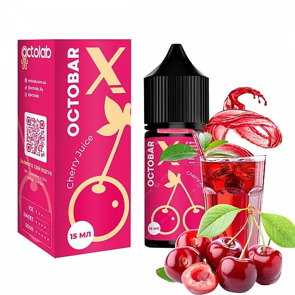 Набір Octobar X 30 мл 50 мг Cherry Juice (Вишневий сік)