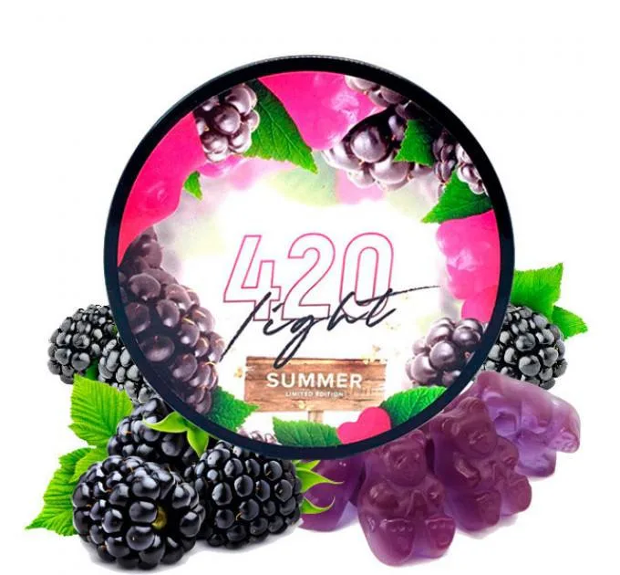 Тютюн 420 Light 250gr Ожиновий мармелад