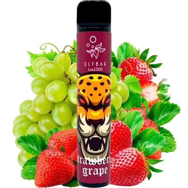 Elf Bar Lux 1500 Strawberry Grape (Полуниця Виноград)