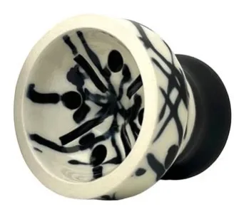Чаша для кальяну Sweet Bowls Ring Glaze White 2