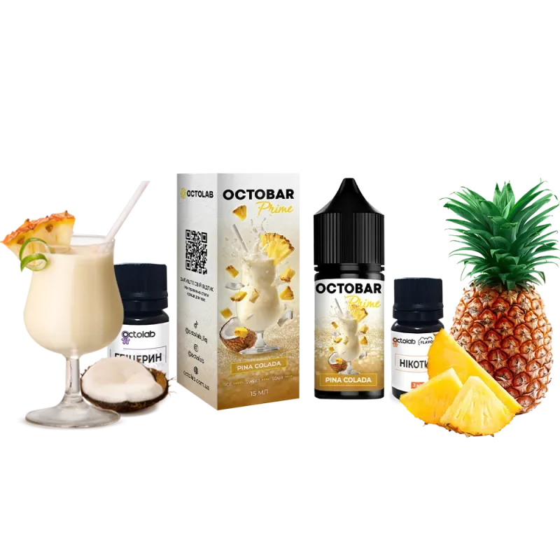 Набір Octobar Prime 30 мл 50 мг Pina Colada (Піна Колада)