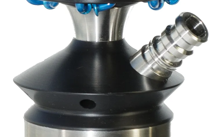 Кальян Trumpet Hookah Rider Full (з металевою колбою) Blue 2