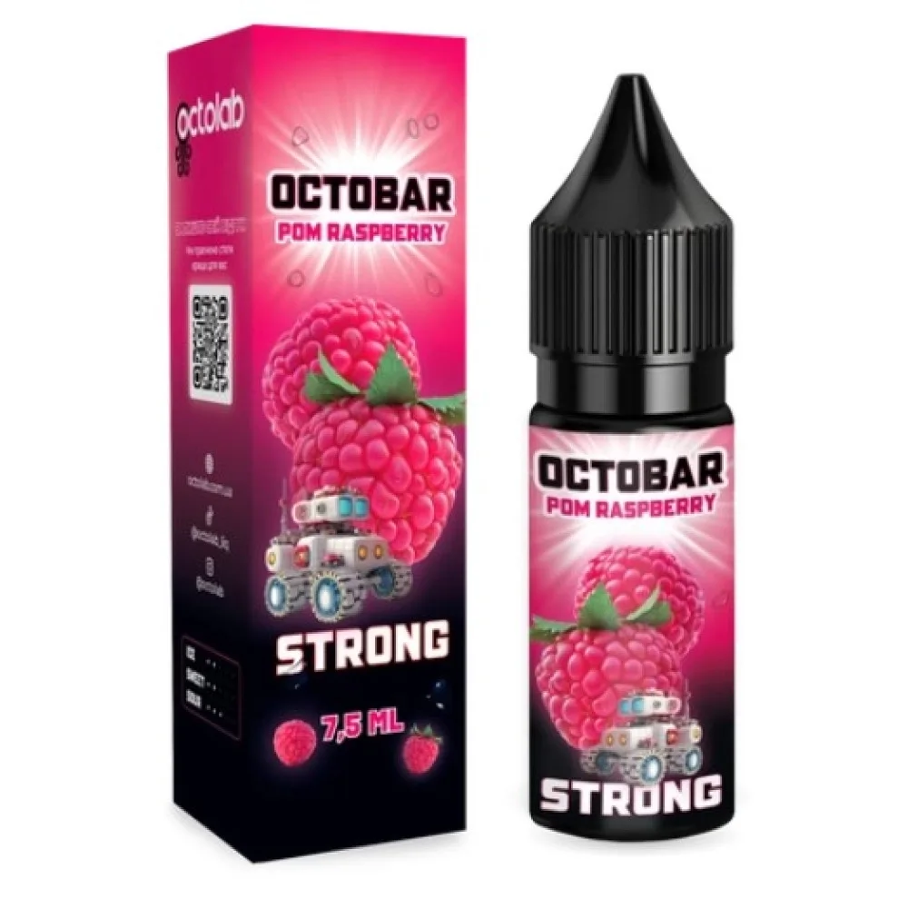 Набір Octobar Strong 15 мл 50 мг Pom Raspberry (Гранат Малина)