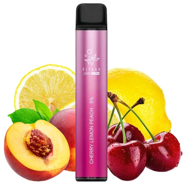 Elf Bar Ultra 1500 Cherry Lemon Peach (Вишня Лимон Персик)