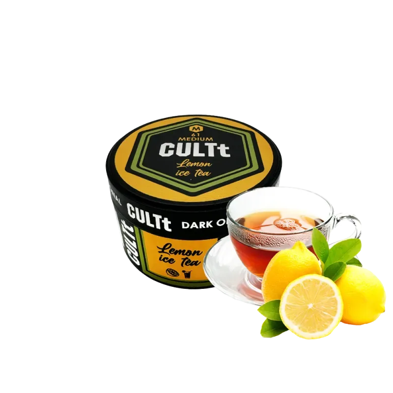 Тютюн CULTt Medium M61 100g Lemon Lime Ice (Холодний Чай з Лимоном)