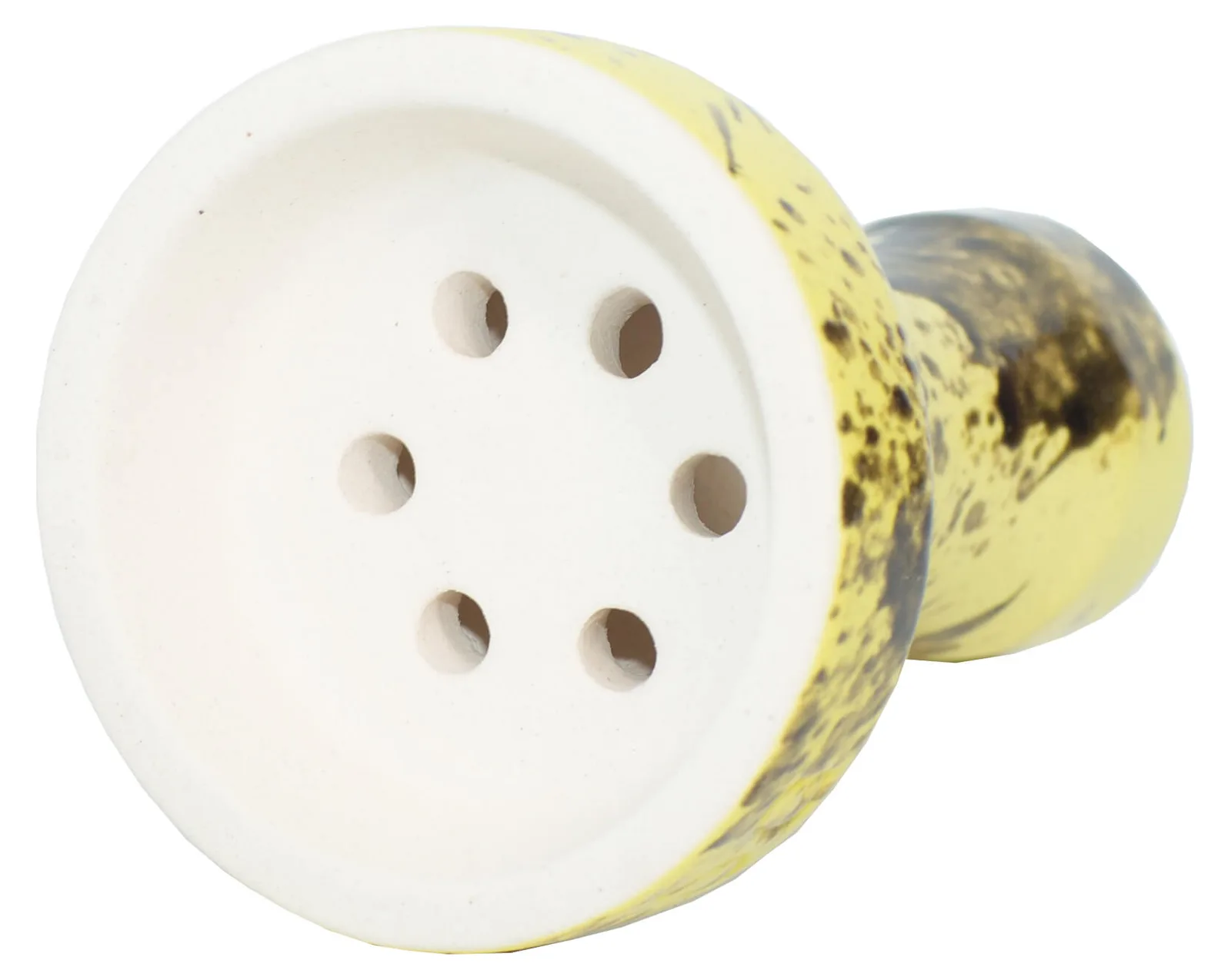 Чаша для кальяну Fog Assassin Semi-Glazed Жовтий з чорним 2
