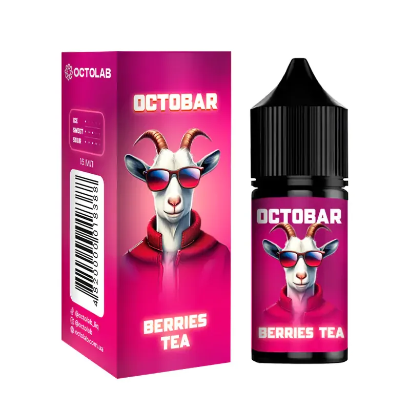 Набір Octobar NFT 30 мл 50 мг Berries Tea (Ягідний чай)