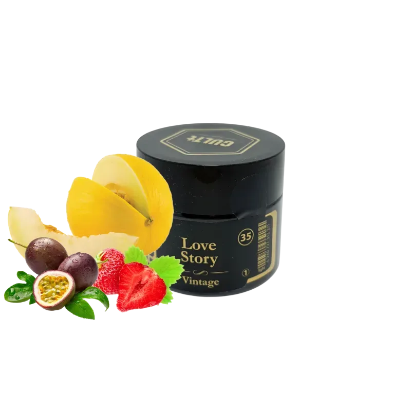 Тютюн CULTt Vintage V35 60g Love Story (Маракуя Диня Полуниця)
