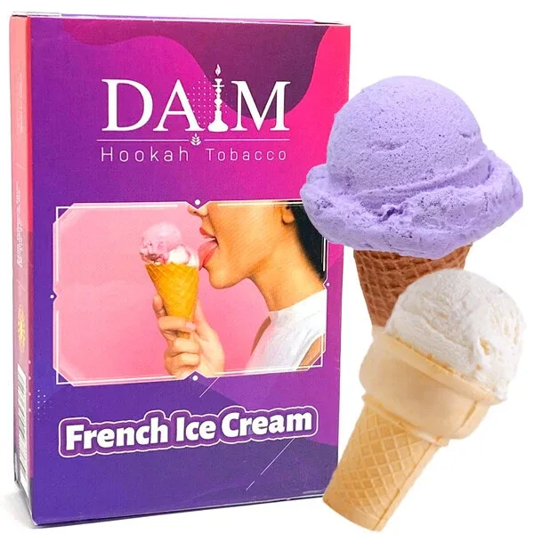 Тютюн Daim 50g French Ice Cream (Французьке Морозиво)