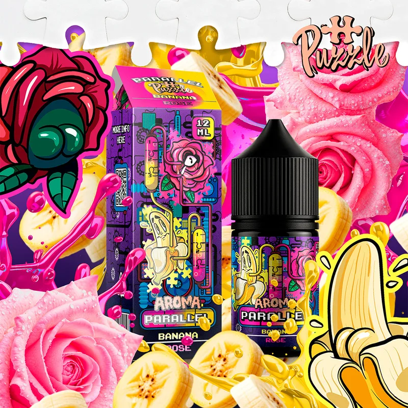 Набір In Bottle Parallel 30 ml 50mg Banana Rose (Банан Троянда)