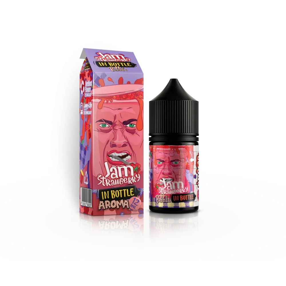 Набір In Bottle Salt Puzzle 30 ml 50mg Strawberry Jam (Полуничне варення)