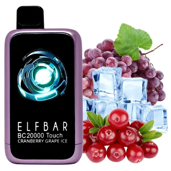 Elf Bar BC Touch 20000 Cranberry Grape Ice (Журавлина Виноград Лід)