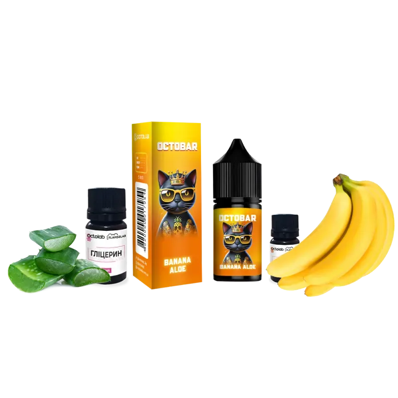 Набір Octobar NFT 10 мл 50 мг Banana Aloe (Банан Алое)