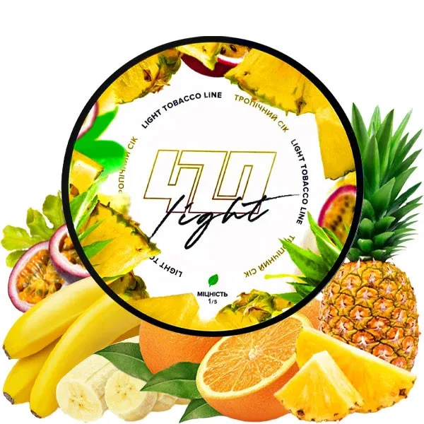 Тютюн 420 Light 250gr Тропічний сік