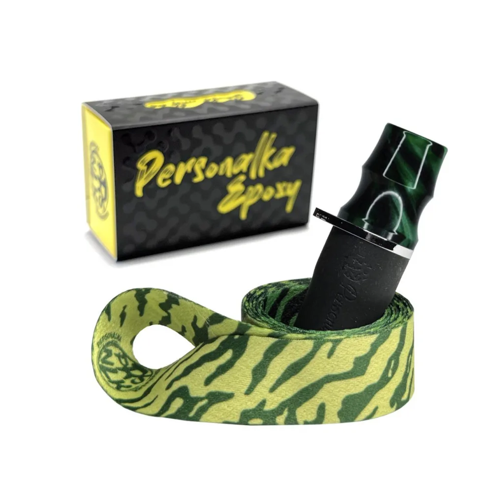 Персональний мундштук для кальяну PERSONALKA Epoxy Zebra Green