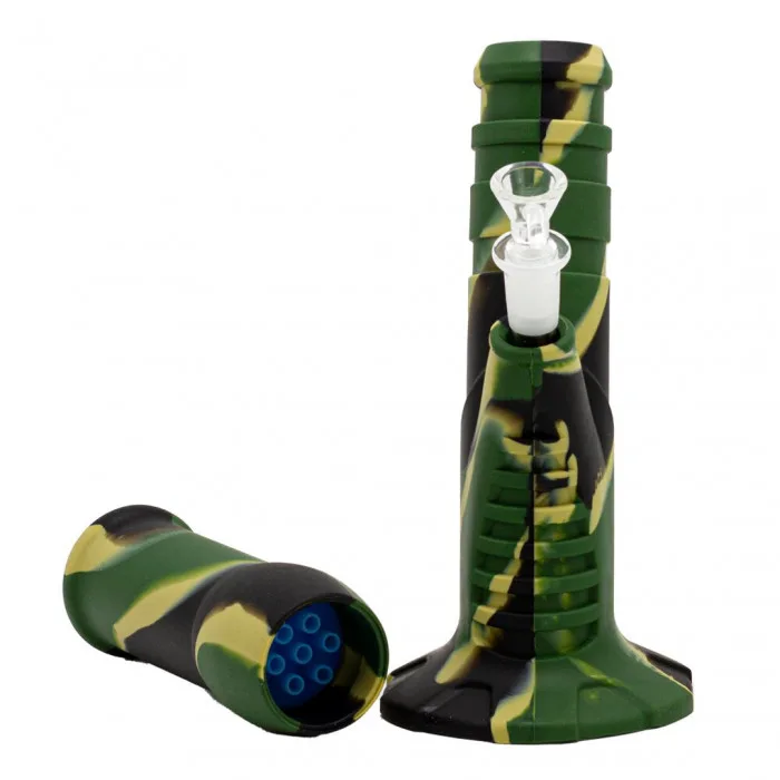 Бонг силіконовий Amsterdam | Grip Bong H:36cm SG:14.5mm COLOR MIX 3