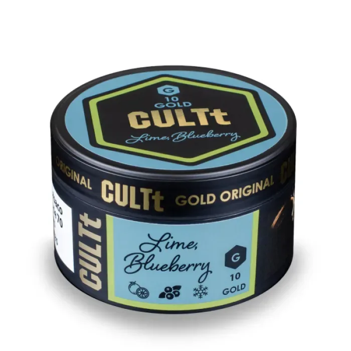 Тютюн CULTt Gold C10 100g Lime Blueberry (Чорниця Лайм)