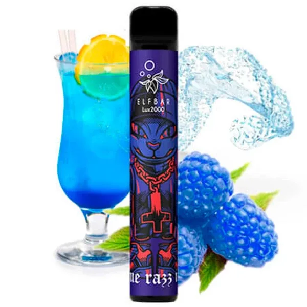 Elf Bar Lux 2000 Blue Razz Ice (Блакитна Малиня Лід)