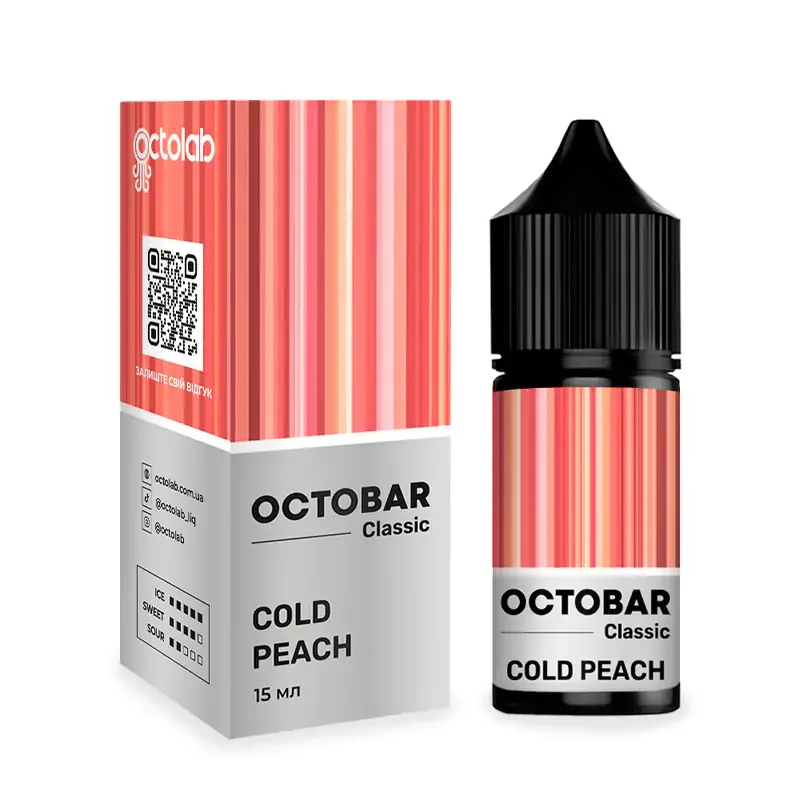 Набір Octobar Classic 30 мл 50 мг Cold Peach (Персик Холод)