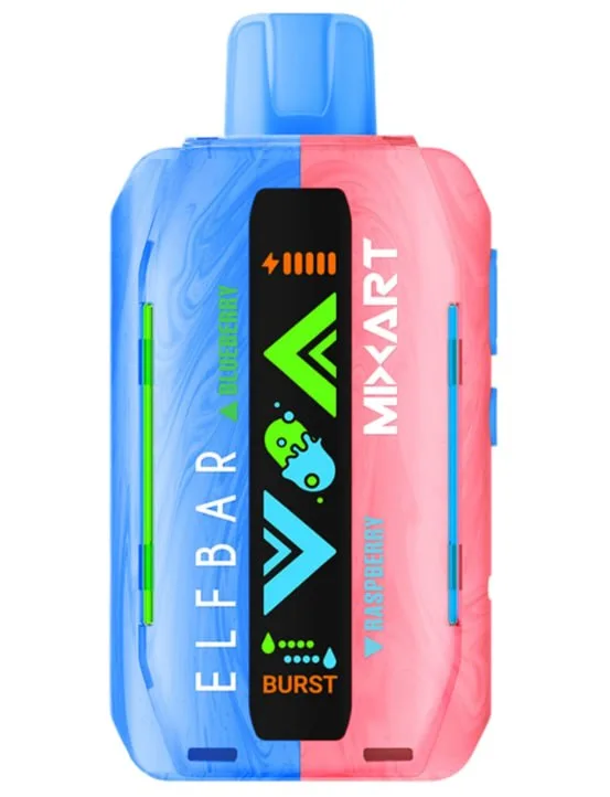 Elf Bar MixArt 40000 Blue Razz Ice (Блакитна Малина Лід)