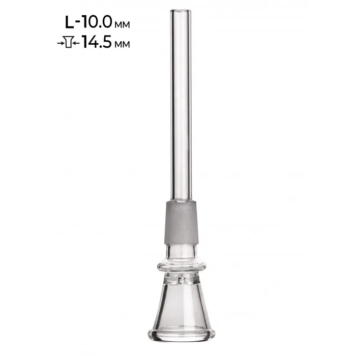 Чиллум скляний MISTIQ D - 14.5мм L - 10 см