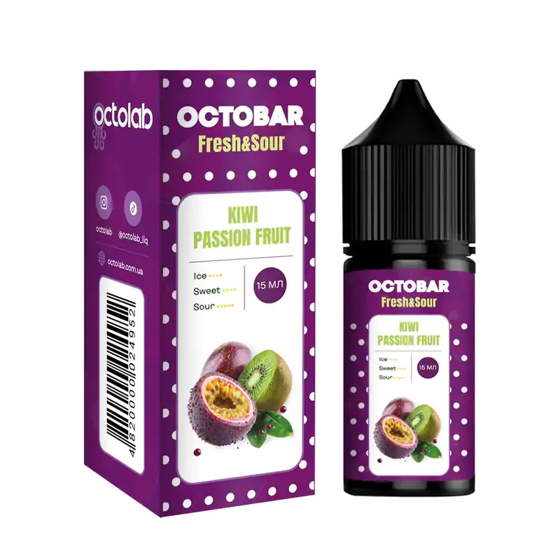 Набір Octobar Fresh & Sour 30 мл 50 мг Kiwi Passionfruit (Ківі Маракуя)