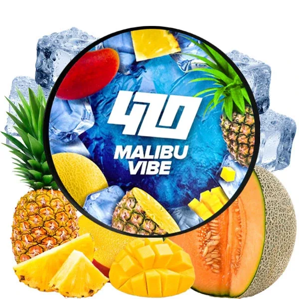 Тютюн 420 Classic Frost Line 100gr Malibu Vibes (Ананас Манго Диня)