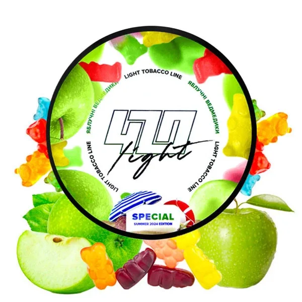 Тютюн 420 Light 250gr Яблучні ведмедики