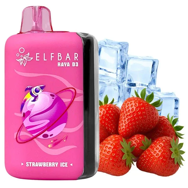 Elf Bar Raya D3 25000 Strawberry Ice (Полуниця Лід)