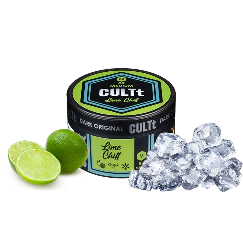 Тютюн CULTt Medium M82 100g Lime Chill (Лайм Лід)