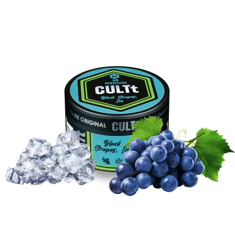 Тютюн CULTt Medium M58 100g Black Grape Ice (Чорний Виноград Лід)
