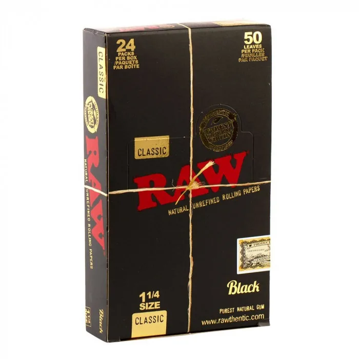 Папір для самокруток RAW Black 2