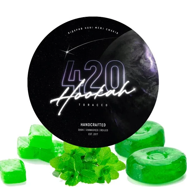 Тютюн 420 Classic Line 100gr Candy Mint (М'ятний Льодяник)