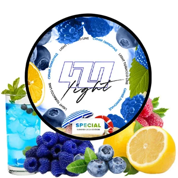 Тютюн 420 Light 100gr Синій лимонад