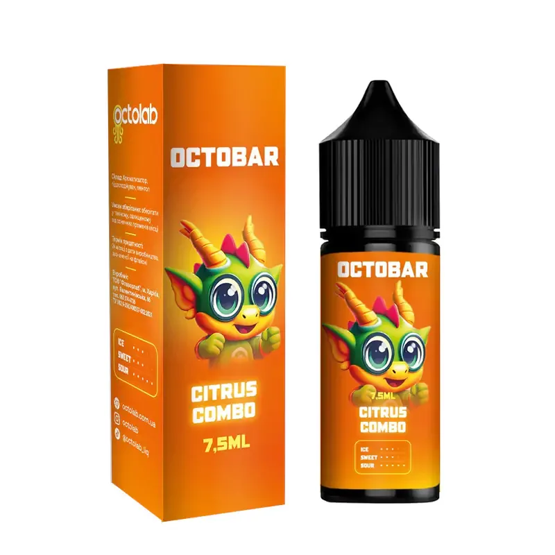 Набір Octobar NFT 15 мл 50 мг Citrus Combo (Цитрусовий мікс)