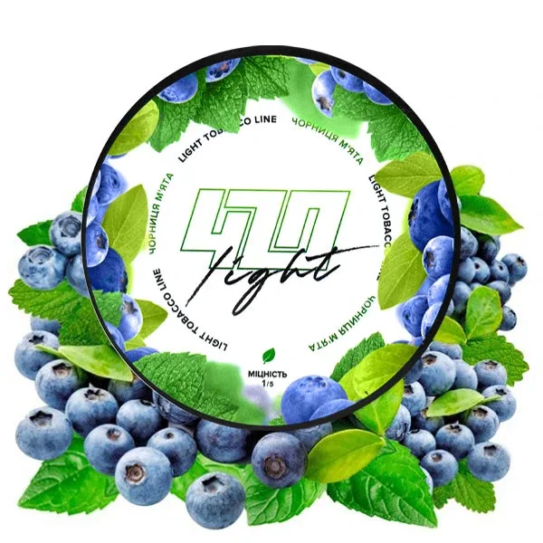 Тютюн 420 Light 250gr Чорниця М'ята