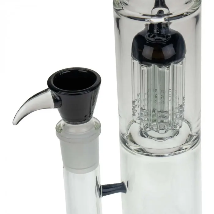 Бонг склянний Grace Glass Limited Edition Black Barrel Bong H:42cm D:55mm Socket:18,8cm TH:5mm 4