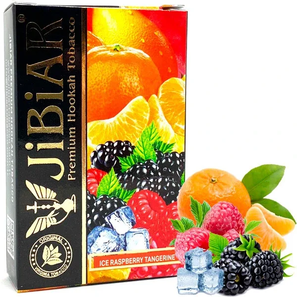 Тютюн Jibiar 50g Ice Raspberry Tangerine (Лід Малина Мандарин)