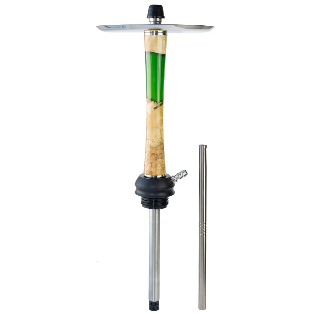 Кальян Aroma Hookah X-Ray Epoxy Wood Green